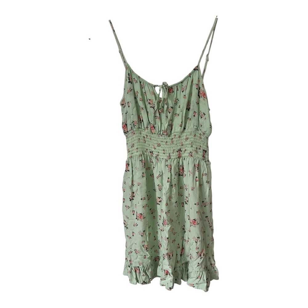 Rue 21 Floral Green/Mint Summer Dress Size L.